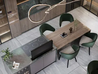 Modern Luxury Villa 3D model