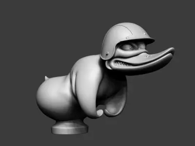 This is the famous duck figurine from the movie Death Proof 2007 3D print model