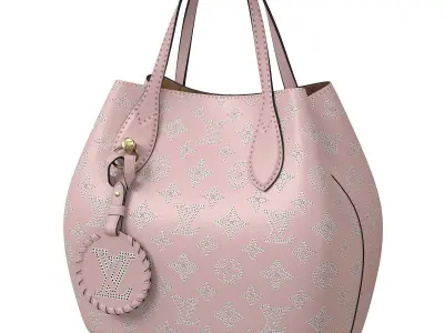 Louis Vuitton Blossom PM Bag flight mode Low-poly 3D model