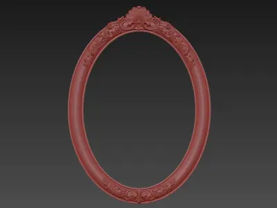 Carved frame  3D model