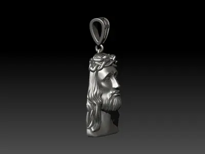 JESUS PENDANT 3D print model buy