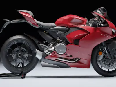 Ducati Panigale V2 2021 Low-poly 3D model
