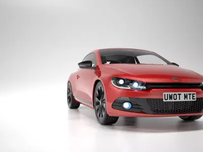 Scirocco volkswagen polo car 3D model