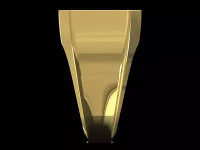 Modern Octagonal Flat Top Signet STL 3DM  Ring model mr0313 3D print model