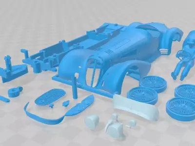 Alfa Romeo 8C Mille Miglia 3D print model