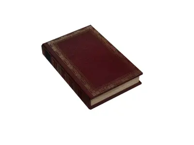 Old Book Medieval Free low-poly 3D model