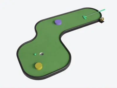 Miniature Golf Course 06 3D model