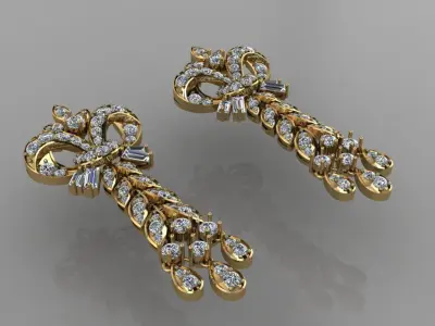 EARING FASION 3D model purchase