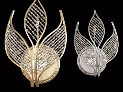 elegance profili wall light 3D model