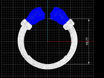 NEO UNISEX RING SPECIAL SERIES14 FIST 3D print model