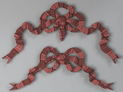 Ribbon 01 3D model