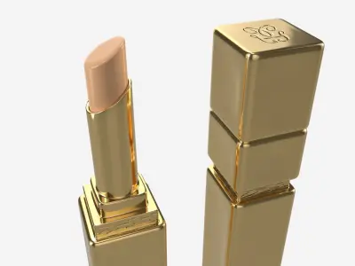 Guerlain Kisskiss Liplift lipstick primer 3D model