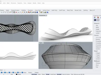 Parametric Library Architectural 3D model 3D model