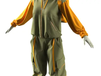 3d game clothes 3D model