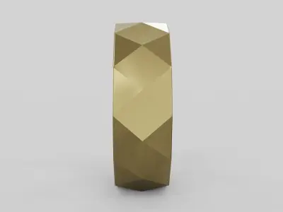 facet ring  3D print model
