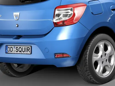 Dacia Sandero 2013 3D model