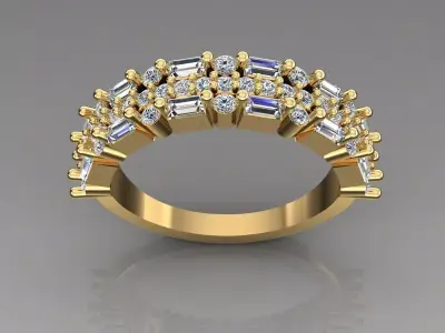 Band Ring 3D print model