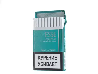 Cigarettes Pack Esse Menthol Low-poly 3D model