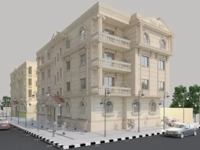 residential building 3D model