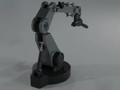 Robotic Arm 3D model 11