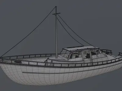 Motor Yacht 3D model