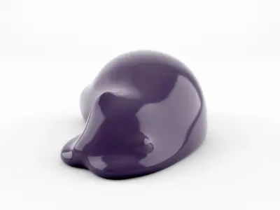 Resting Bear Figure 3D model