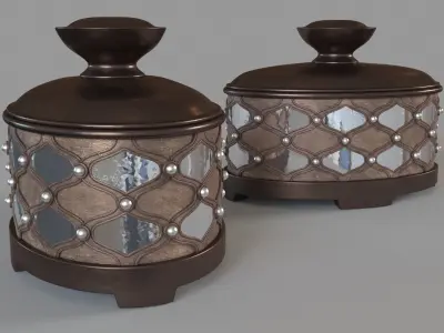 Arabesque Decorative Box 3D model