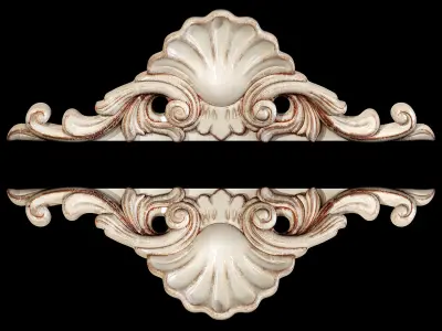 Classic carved 021 3D model
