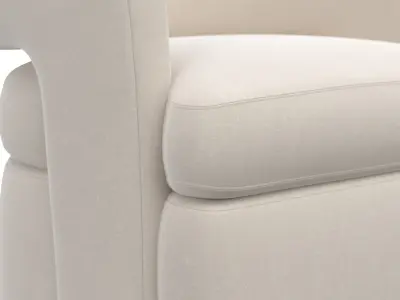 Kourtney Swivel Lounge Chair 3D model