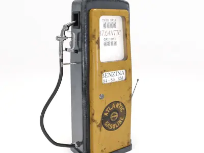 Atlantic Gas Pump 3D model