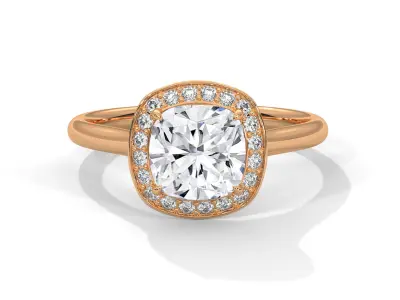solitaire ring with detail images and 360 render videos 63 3D print model
