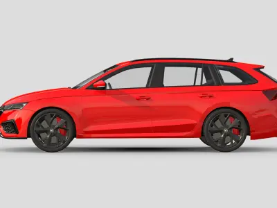 Skoda Octavia RS Combi 2021 3D model
