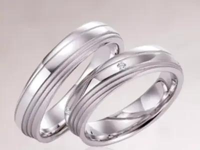 Wedding rings 100 3D print model