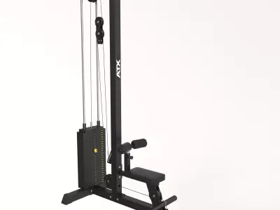 ATX Lat Pulldown Seated Row 3D model