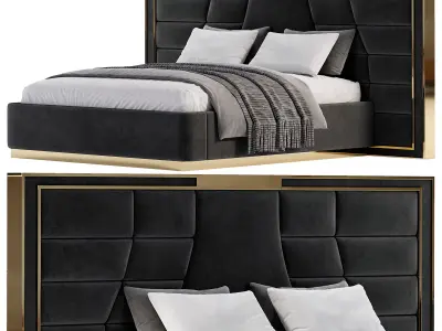  Leyborn Bed By Evgor Luxury 3D model