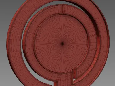 Zebra Mirror - Pont des Arts 3D model