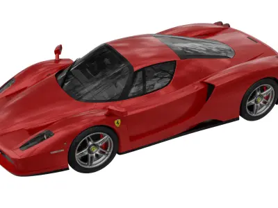 ENZO Ferrari Low-poly 3D model
