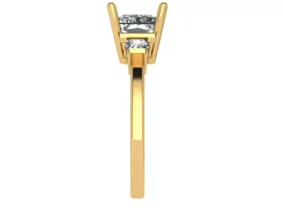 Radiant trinity ring  3D print model