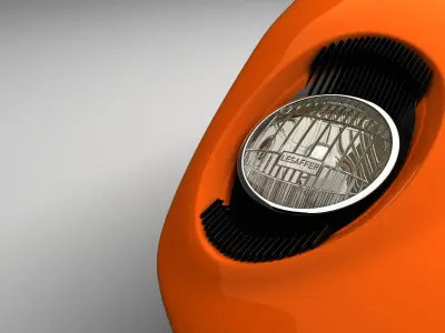 Italian Super Car with V12 Engine 3D model