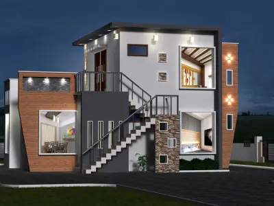 20 HOME MODELS 3D Model Collection