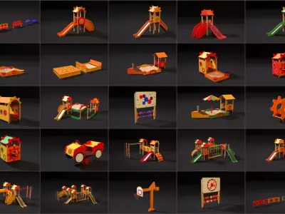 Playground series Mechanisms 3D model