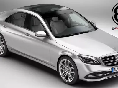 Mercedes S Class 2018 3D model