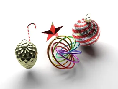 Christmas Balls 3D model