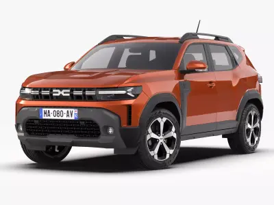 Dacia Duster 2024 3D model
