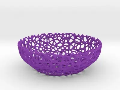 Voronoi bowl or key shell - Style No 8 3D print model