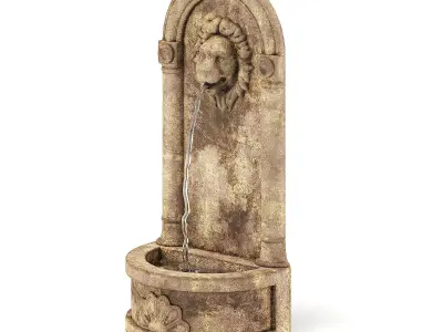 Wall Fountain 3D Model 3D model