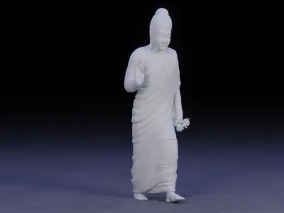 Buddha Idol 3d printable model 1 3D print model