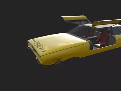 Sci-fi Taxi 3D model