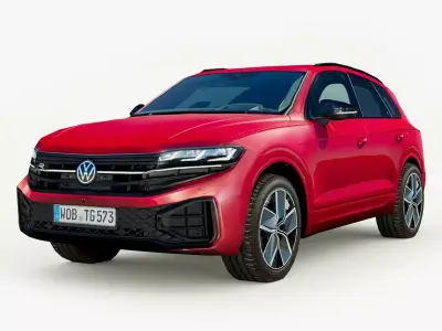 Volkswagen Touareg 2024 Low-poly 3D model