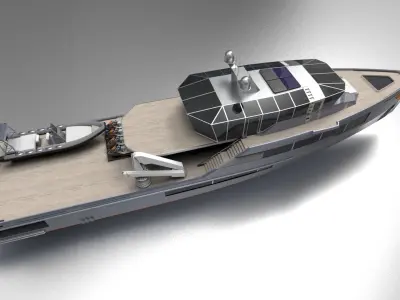 Luxury Yacht III 3D model